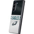 NFL Philadelphia Eagles White Striped Galaxy Z Fold5 5G Skin